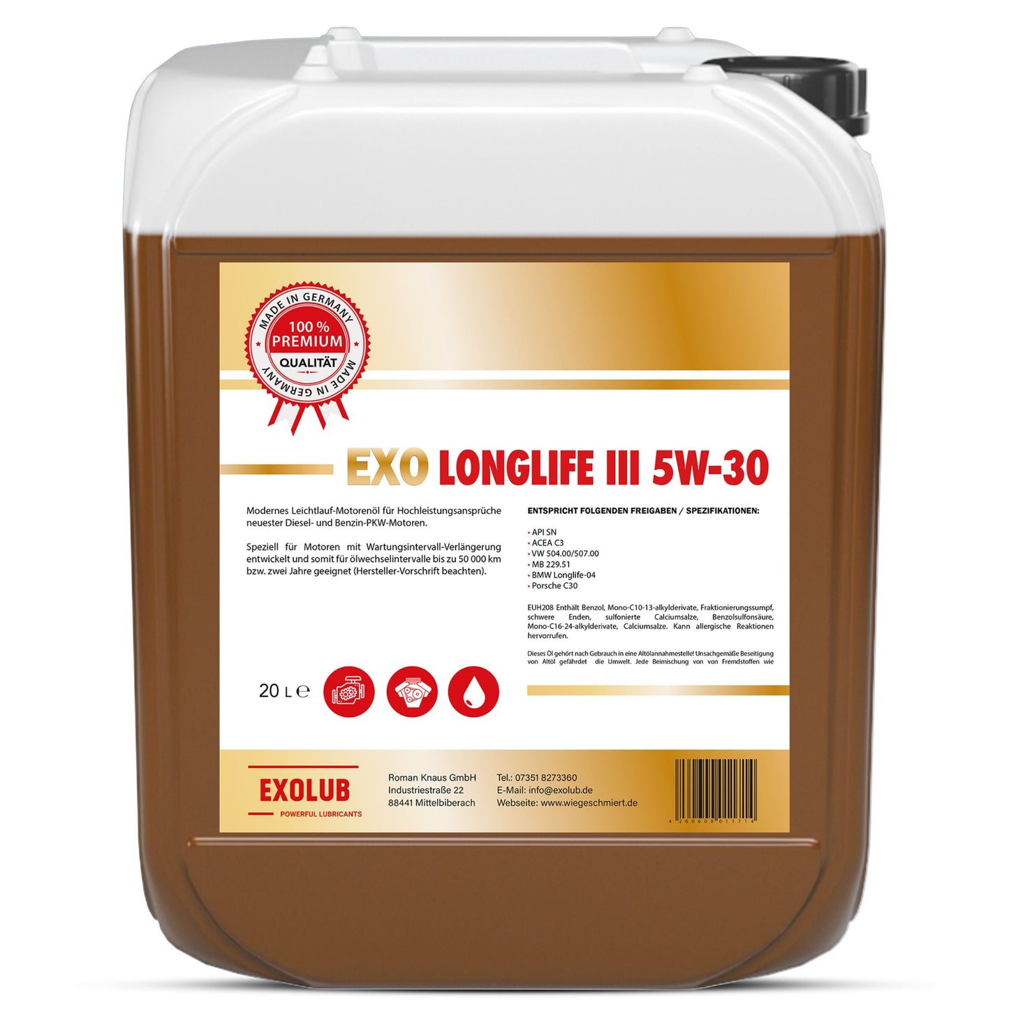 EXO LongLife III 5W-30